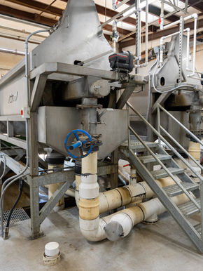 Manure separator setup