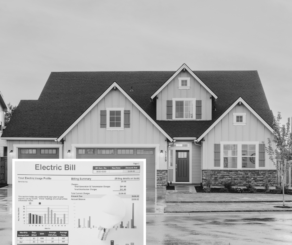 Home and electric bill
