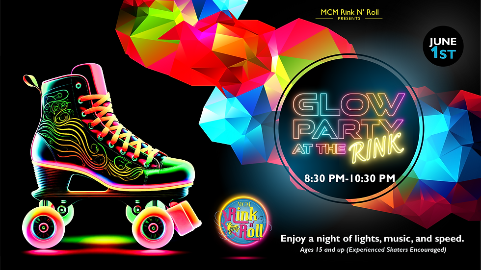 Glow Party at the Rink