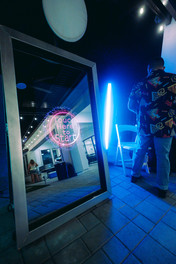Mirror Photo Booth and LED lighting for private parties and events