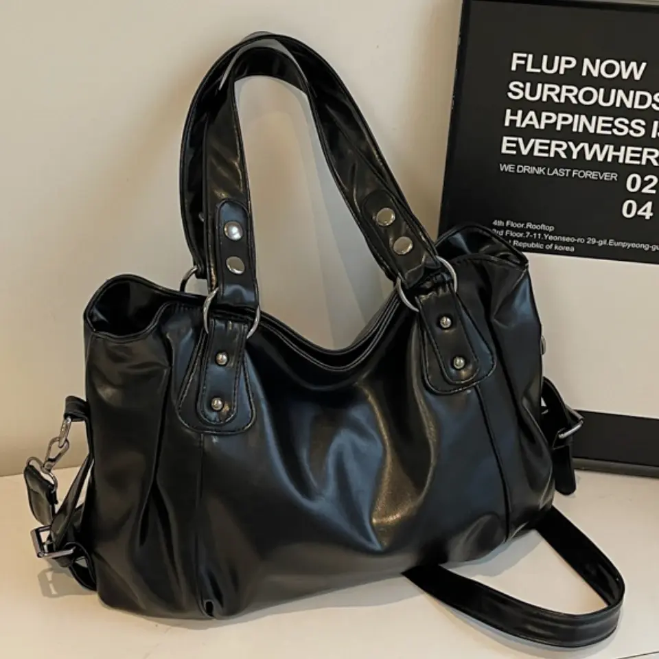 Black luxury classic crossbody shoulder bag