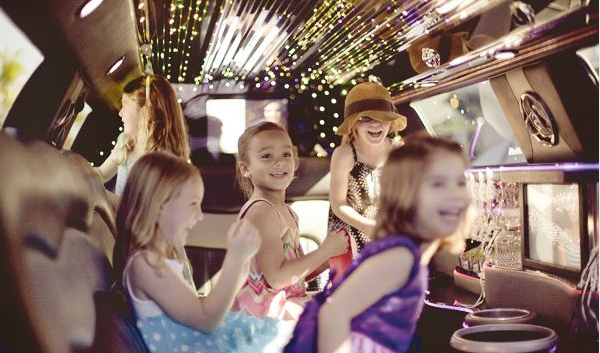 Kids limo party