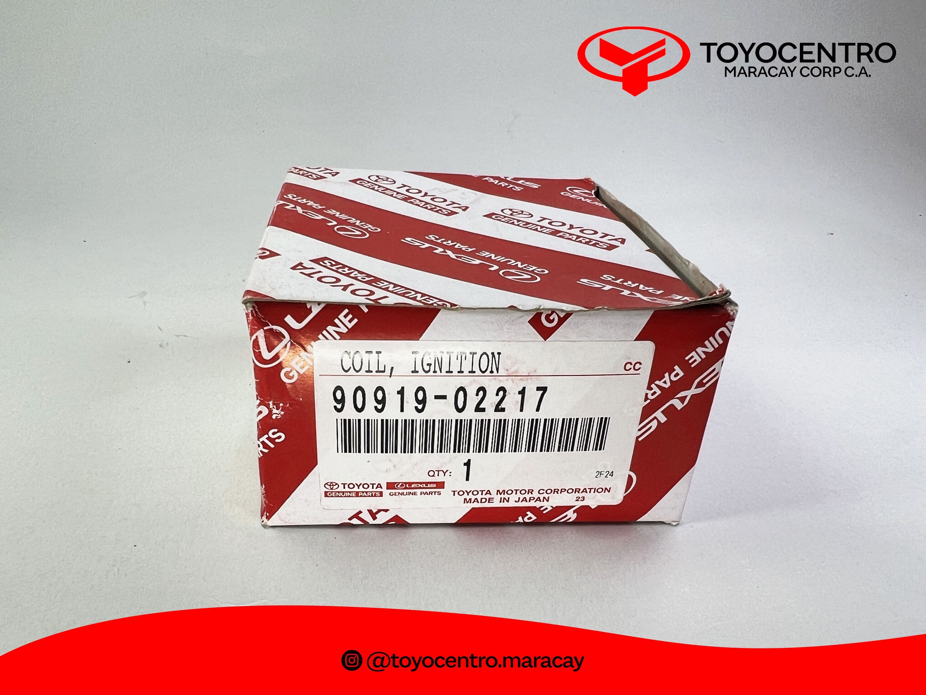 BOBINA ENCENDIDO MOTOR 2RZFE TOYOTA GENUINO