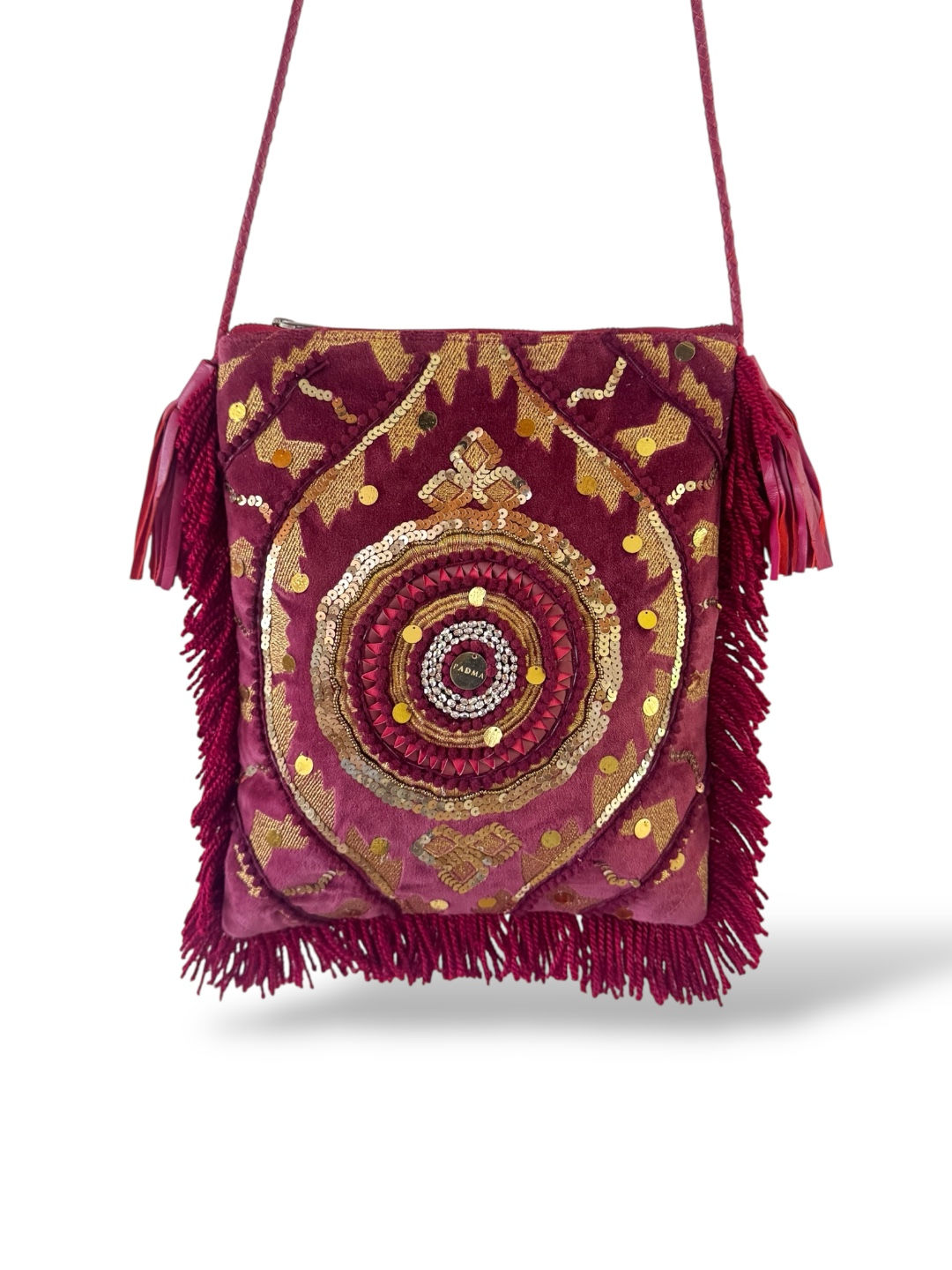 Cartera Bandolera Mandala Roja 