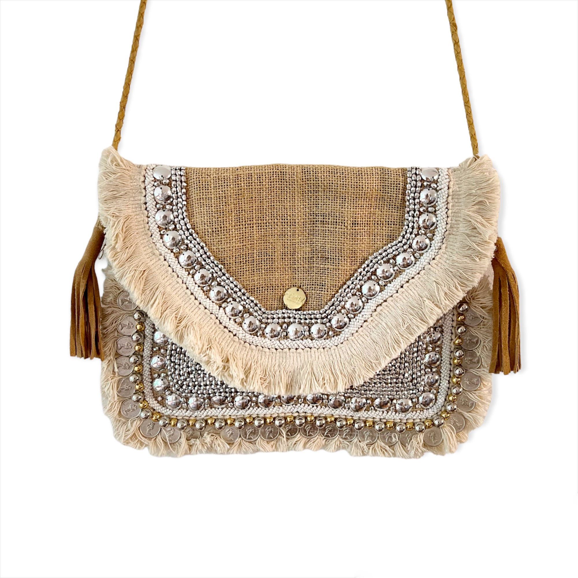 Cartera Boho Prana Camel
