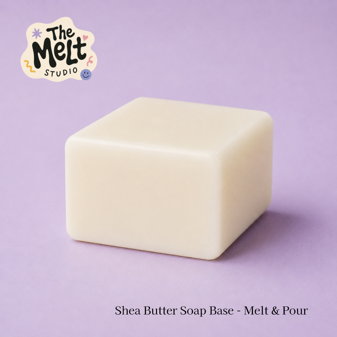 pure shea butter melt and pour glycerin soap base - moisturizing, rich lather, DIY soap making supplies