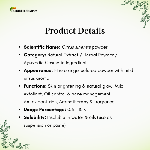 Orange Peel Powder, 1kg