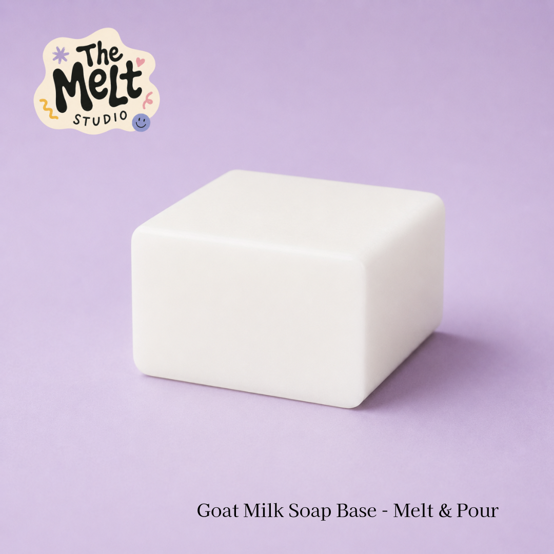 Goat milk melt and pour glycerin soap base - sulphate , vegan, diy soap for kids and adults