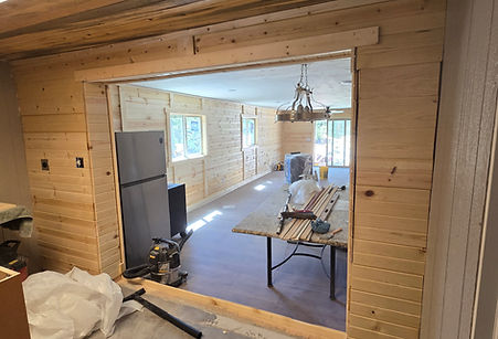 Finished interior remodel with custom trim and wood flooring in Cedar City, UT