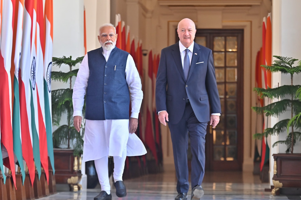 Prime Minister Narendra Modi and Chancellor Christian Stocker