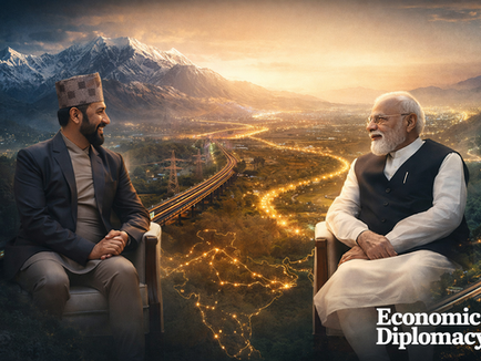 Rabi Lamichhane with Prime Minister Narendra Modi