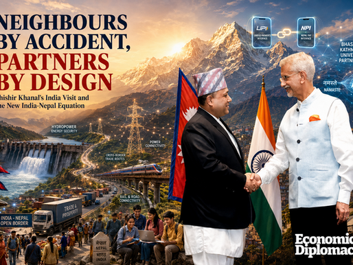Shishir Khanal's India Visit