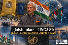 Jaishankar at UNGA 81 speaks on India’s vision for economic security, peace, AI governance, Global South cooperation, maritime security and multilateral reform at the United Nations General Assembly.
