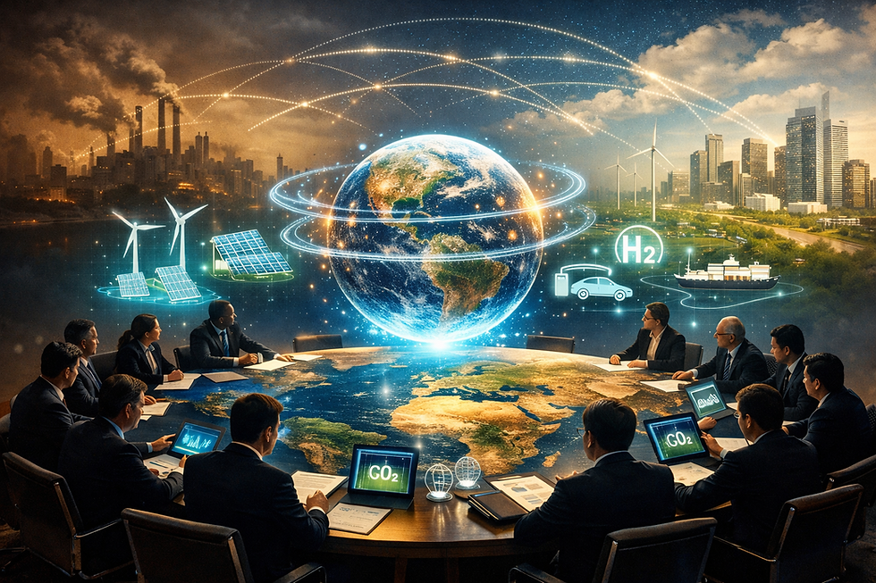 AI Generated Thumbnail for Climate Diplomacy