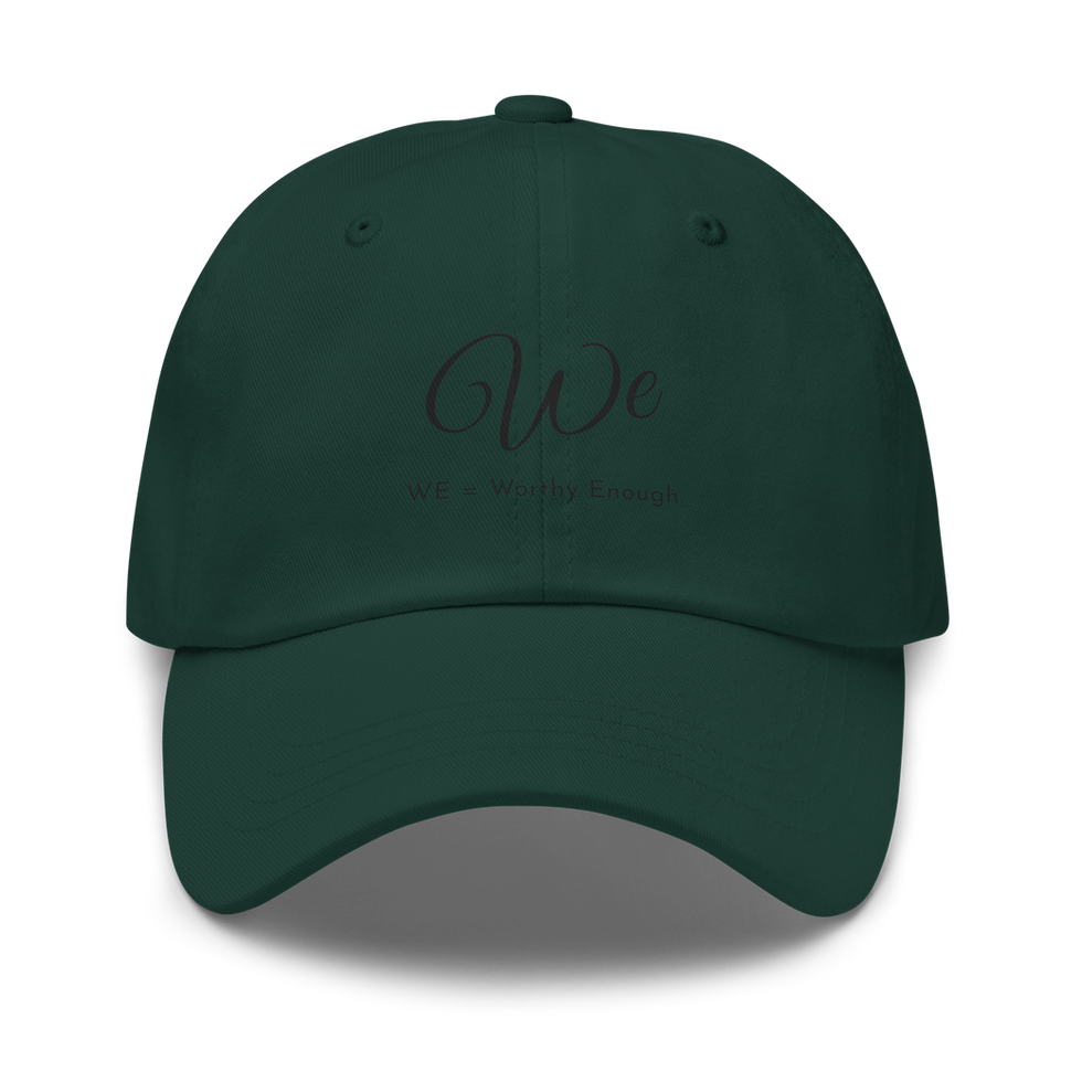 Thumbnail: Green Yupoong 6245CM classic dad hat with We embroidery