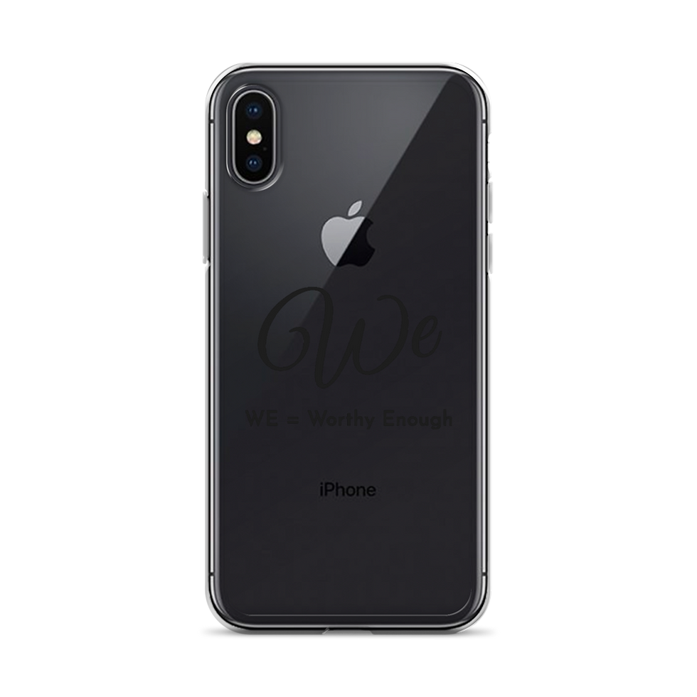 Thumbnail: Clear case for iPhone on a black background