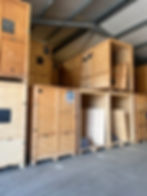 Rows of self storage units in Blairgowrie