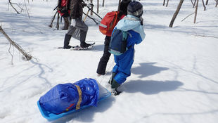 森カフェvol'11　森のおしょうがつとイグルー作り