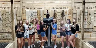 axe throwing group - Cornelia