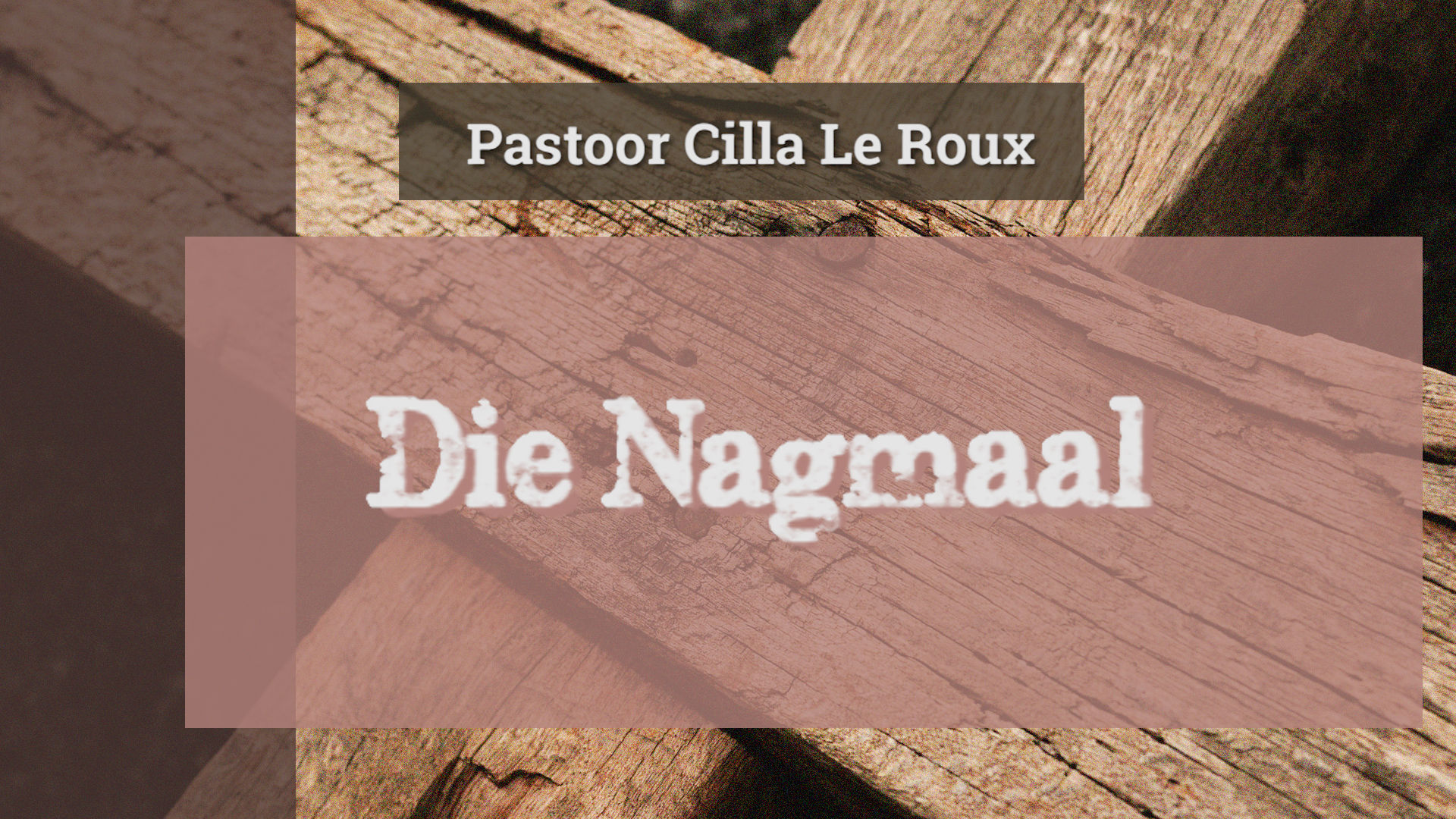 Die Nagmaal Mp3 Oudio