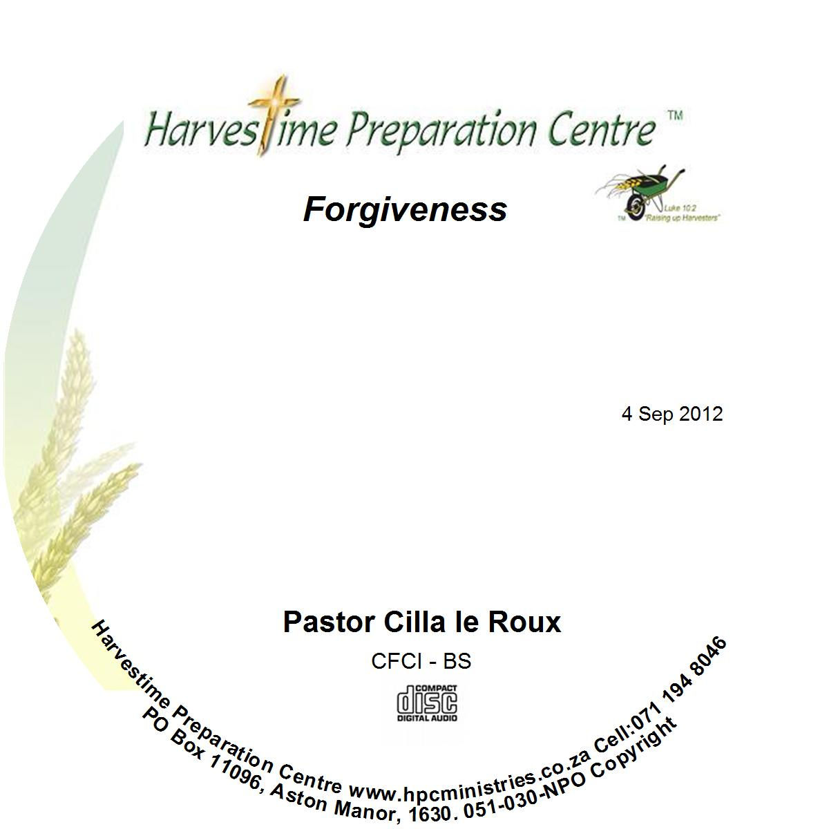 Forgiveness - Single CD