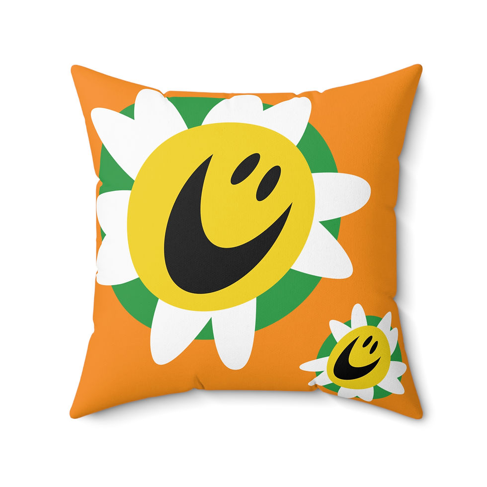 Thumbnail: Happy to See You - Decorative Square Pillows