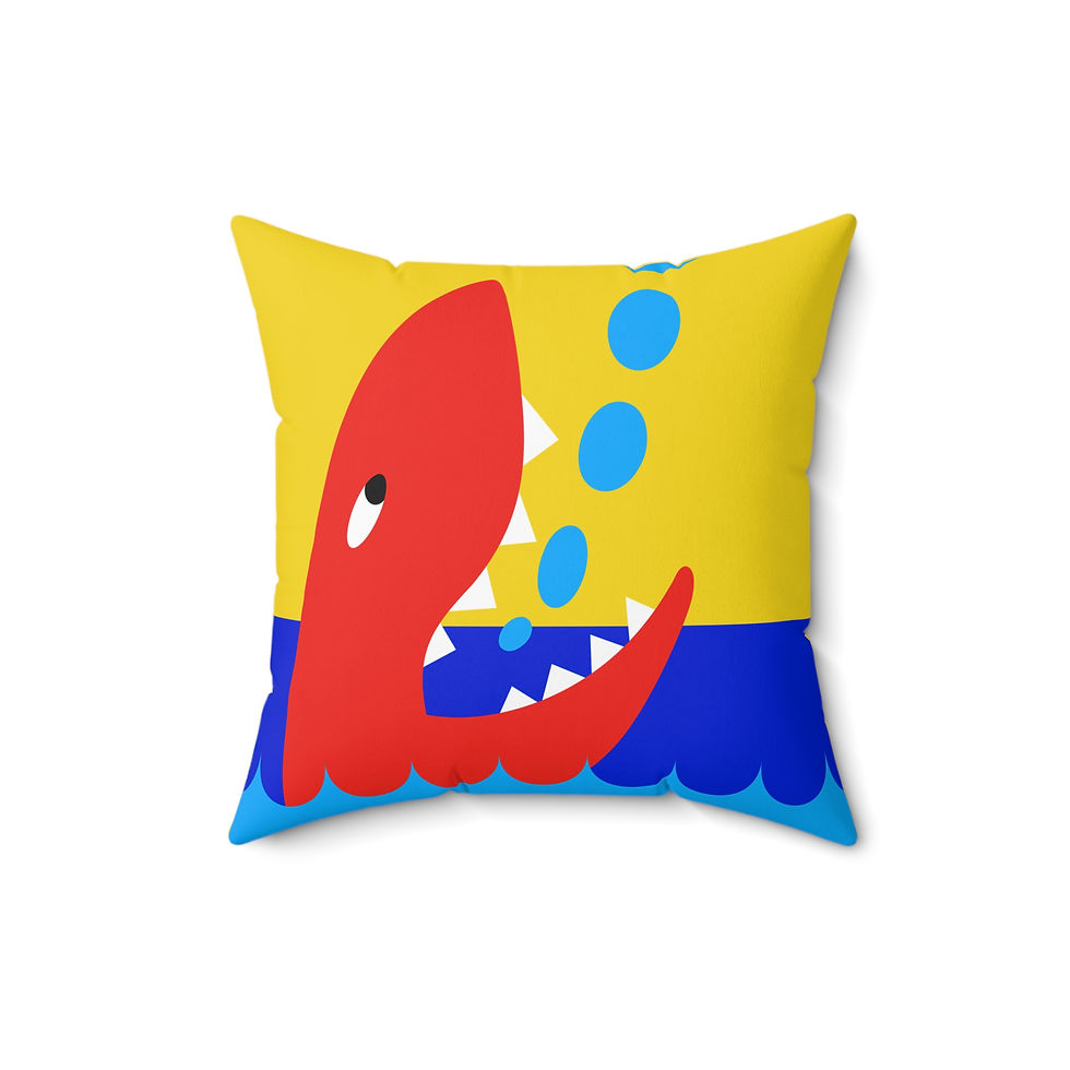 Thumbnail: Shark - Decorative Square Pillows