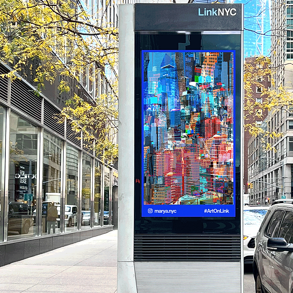 New York New York series on Art on Link kiosks, NYC