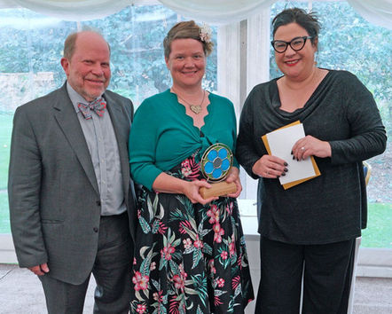 Emily Carver of Maycroft Manor Care Home, who was awarded Best Activity Provider/Lifestyle Lead.