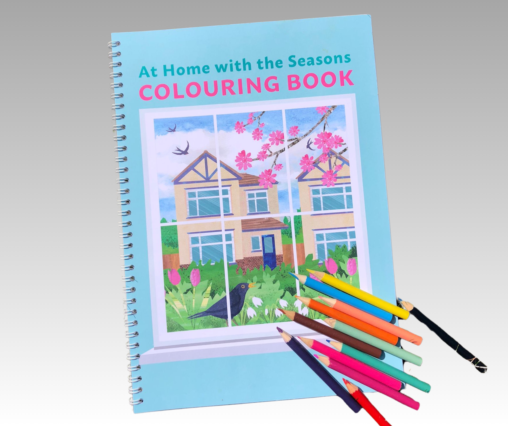 At Home with the Seasons Colouring Book