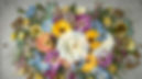 colourful wedding bouquet preservation large frame