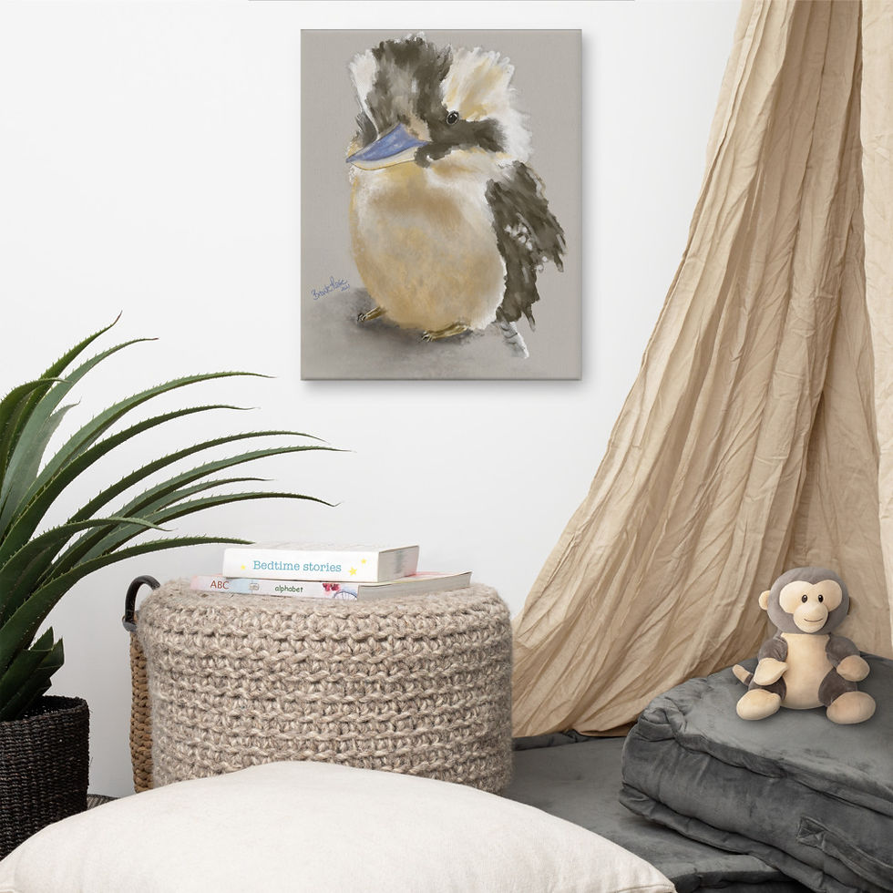 Canvas Kookaburra