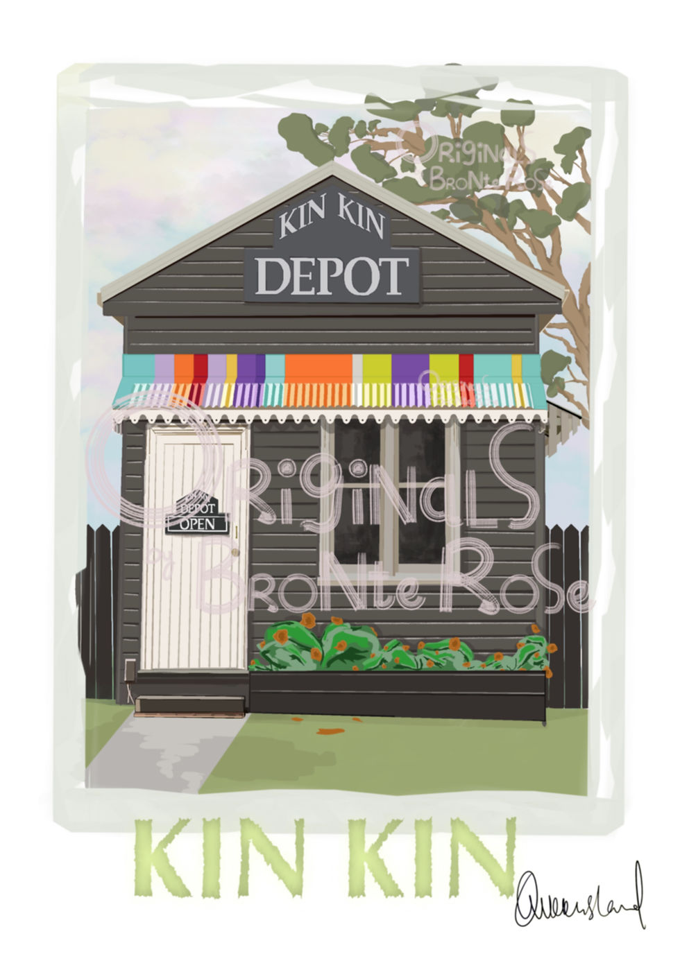 Kin Kin Depot Queensland, Licensed artwork