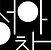 A black and white logo of the artist's website