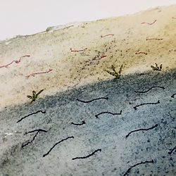 free motion embroidery on paper