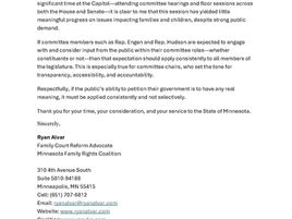 Minnesota House of Representatives - Ethics Committee Meeting May 1, 2026