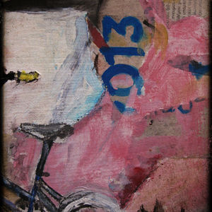 pink bicycle 2013 20x30 cm 