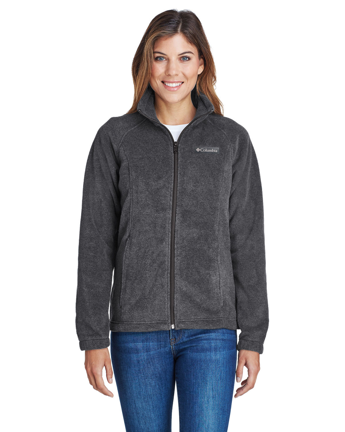 Columbia Ladies' Benton Spring Full-Zip Fleece (with logo)