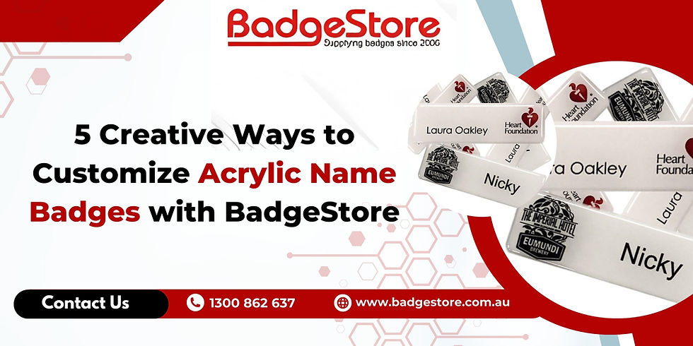 Acrylic Name Badges
