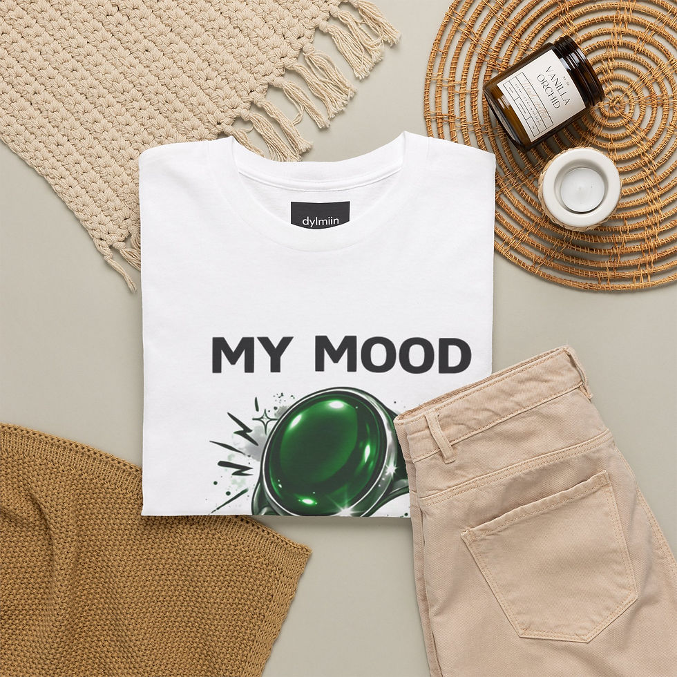 Thumbnail: Mood Ring Tee — Green Relaxed Vibe