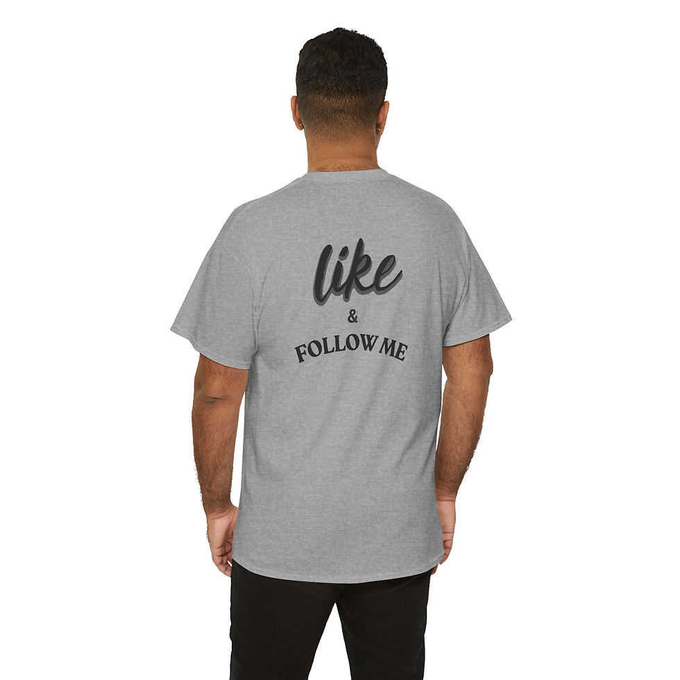 Thumbnail: Like & Follow Me Tee — Social Media Inspired Graphic T-Shirt