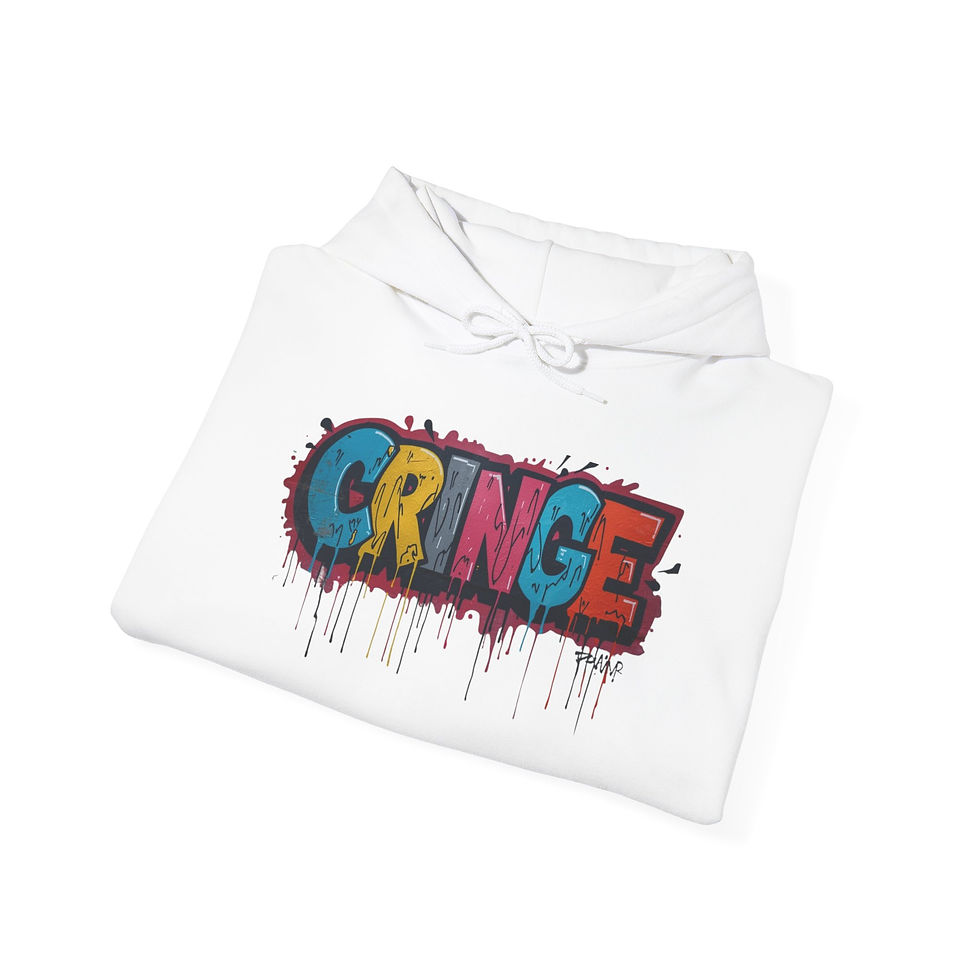 Thumbnail: Cringe Graphic Hoodie - Retro Text Pullover
