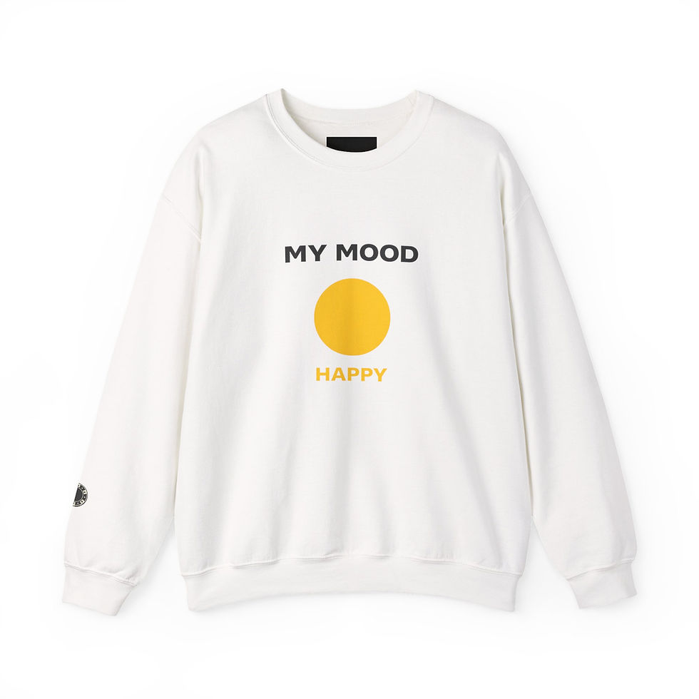Thumbnail: Happy Mood Top Crewneck Sweatshirt- "Mood Top Collection"