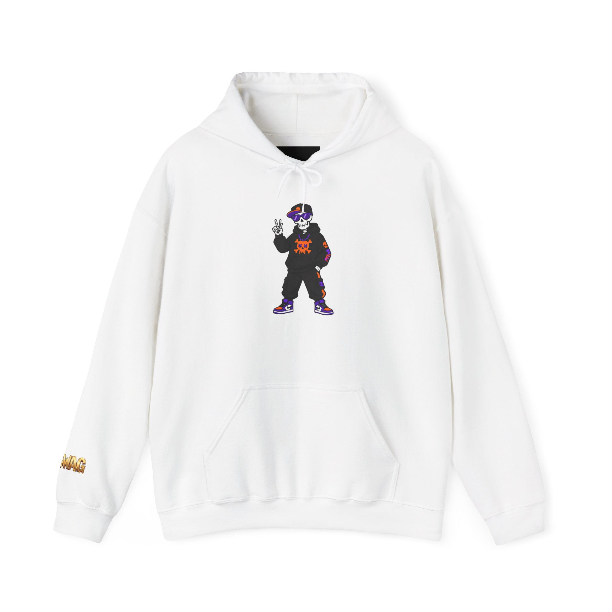 Hoodie — Street Skate Skeleton Graphic Pullover
