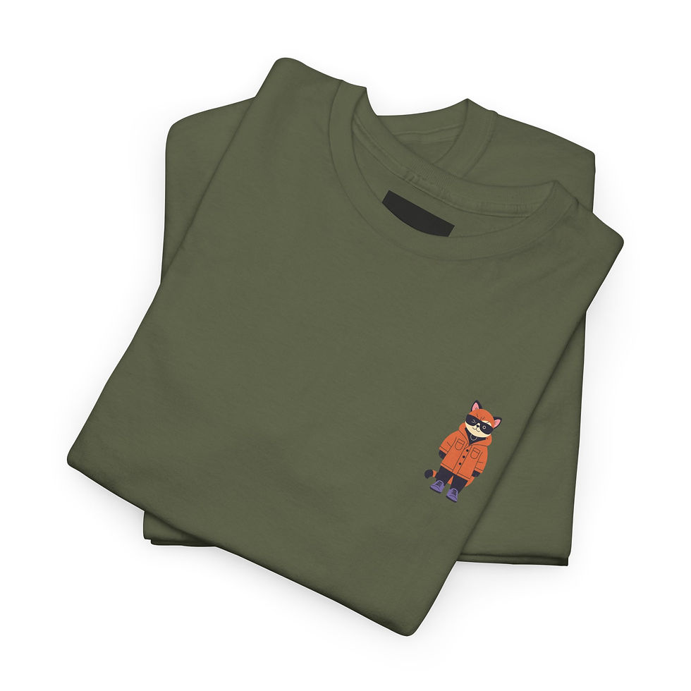 Thumbnail: Cat Detective Graphic Tee — Cute Retro Cat in Trench Coat T-Shirt
