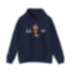 Thumbnail: Basketball Sneakers Hoodie — Illustrated Kicks & Ball Graphic Sweatshirt