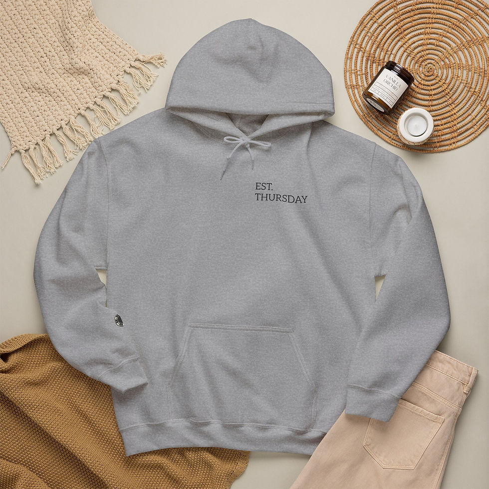 Thumbnail: Est. Thursday & Friday Eve Fatigue Unisex Hooded Sweatshirt