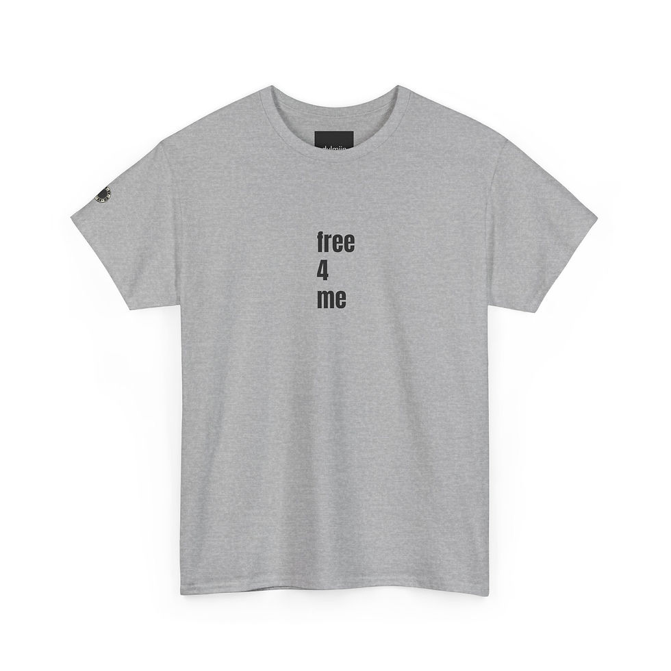 Thumbnail: FREE 4 ME T-Shirt — Bold Statement Tee for Self-Expression