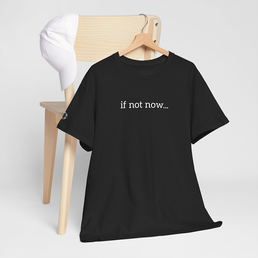 Thumbnail: If Not Now...  T-Shirt — Inspirational Motivational Tee