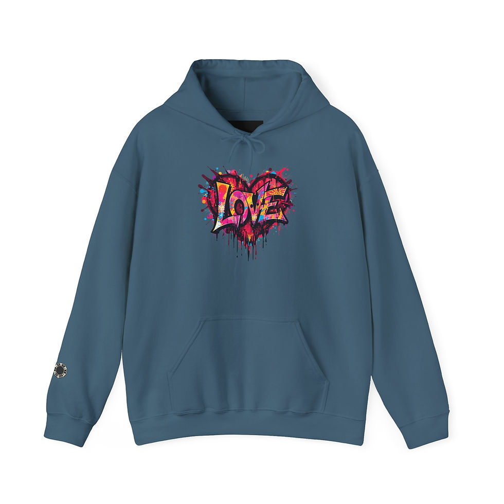 Thumbnail: LOVE Graffiti Hoodie — Urban Streetwear Pullover